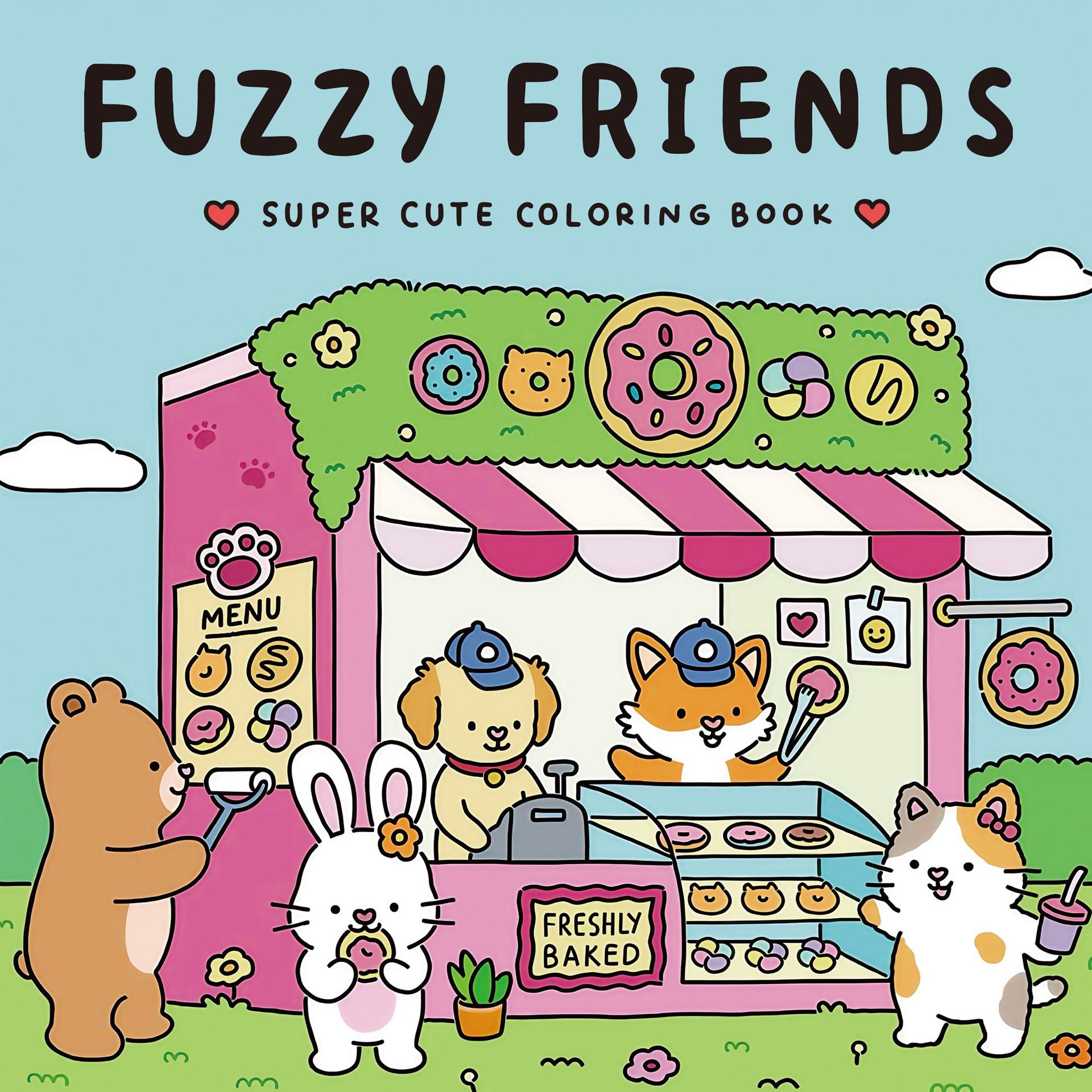 Spooky Cutie Toddler Doodle & Teen Coloring Book 21x21 cm