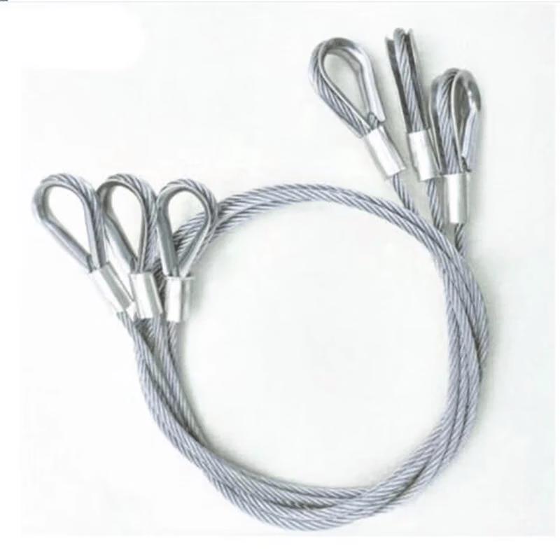 Juli National Standard Alloy Steel Wire Rope with Braided Head