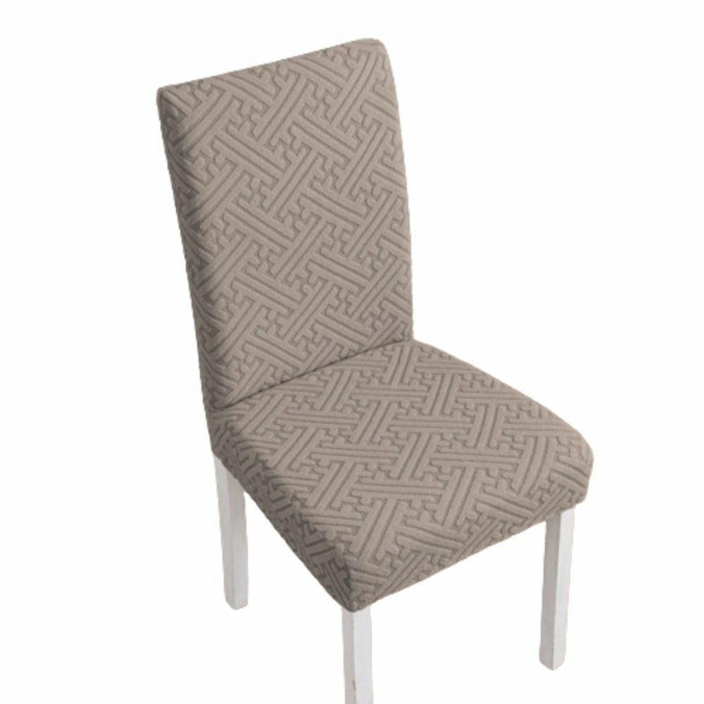Jacquard Seat Covers Skirt Edge Dining Chair Protector Comfortable Chair Covers Hotel Brown without Skirt 729₽
