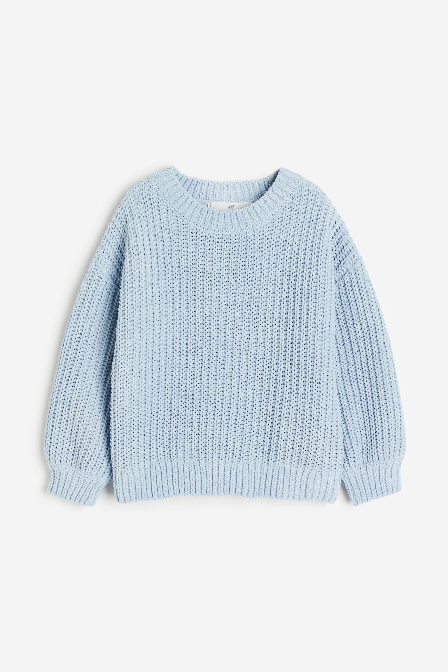 

Вязаный джемпер из синели