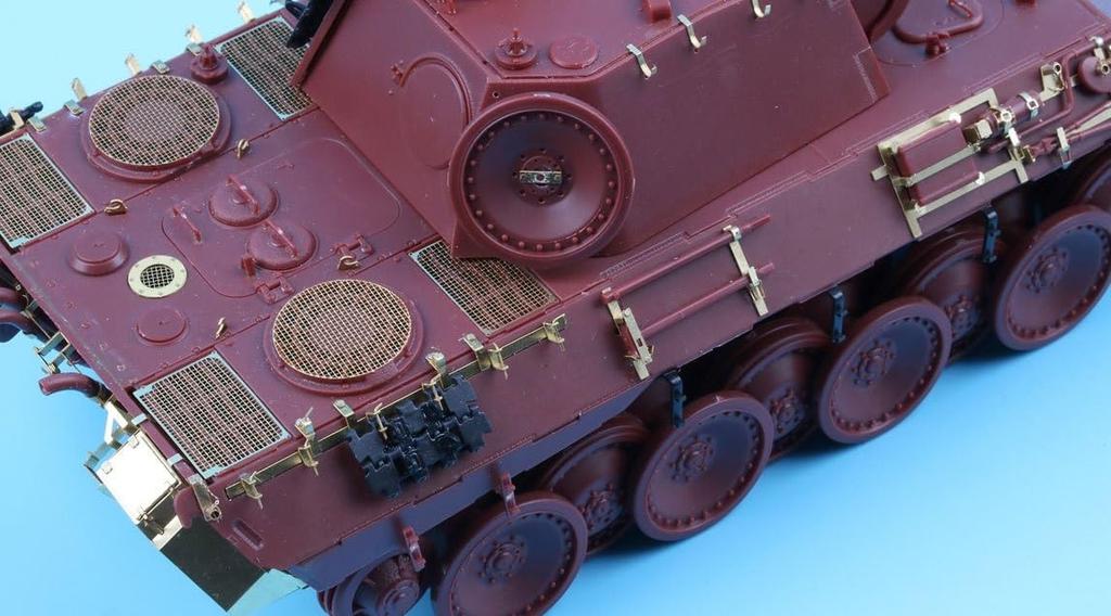 Tetra Model ME Series German Panther Tank Plastic Model Parts ME3559 1/35 A-Type (MEN)