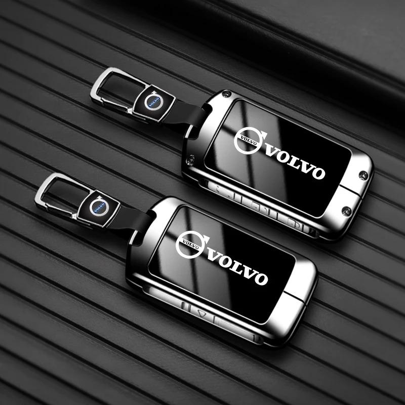 Verlauf Auto Schlüsselhülle Für Volvo XC60 XC40 XC90 S90 V60 S60 V90 C40 Polestar 1 2 Schlüsselanhänger Abdeckung Schutzhülle Auto Zubehör