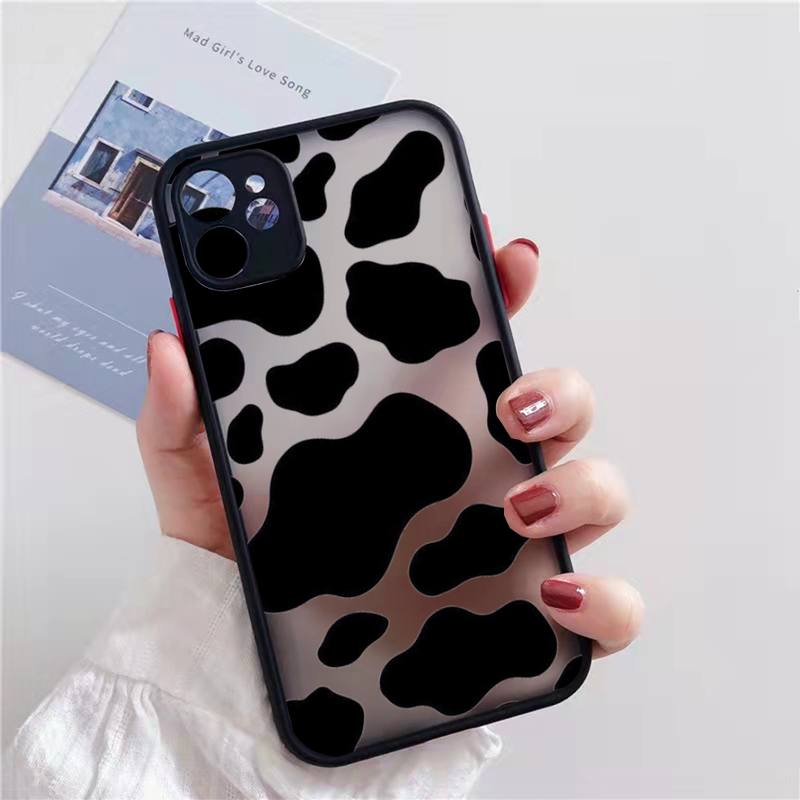 Iphone 11 Leopard Case Zebra Cow Stripe Pattern Print Transparent Phone Cases For Iphone 11 13 12 7 8 Plus Mini X Xs Xr Pro Max