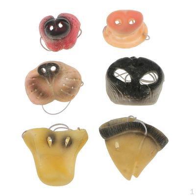 Tiere Mund Schweine Ente Adler Wild Halloween Cosplay Make-up Kostüm