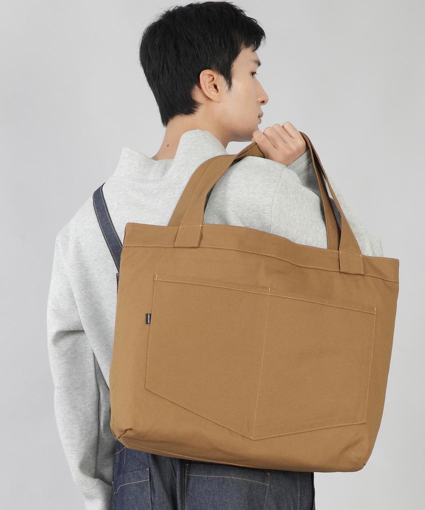Saintcrew Pentagon Pocket Big Size Eco Bag Pp-108 Camel