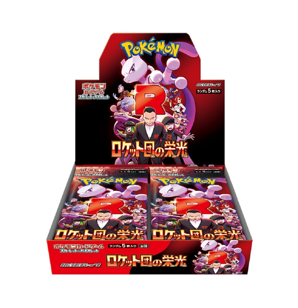 

Коллекционная карточная игра Pokemon Scarlet & Violet Расширение Слава Команды Ракеты Коробка