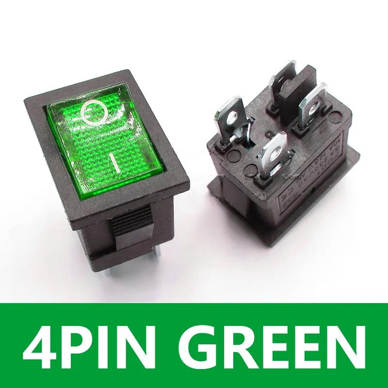 5/20Pcs KCD1 Ship-shape Power Switch ON OFF 10A 125V 6A 250V 2Pin/3Pin/4Pin Rocker Switch Switches 15*21mm