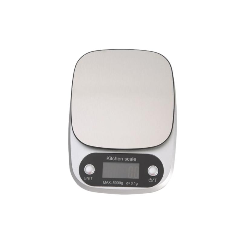 Professional Baking Scale  Precise Measurement 5kg Extreme Rustless Face Large LCD Screen Unit Conversion Weight Function