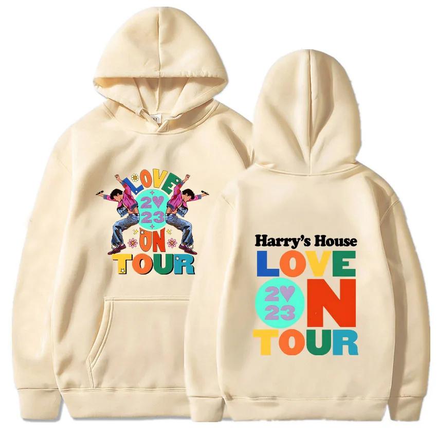 Harrys House Love on Tour Hoody Men's Streetwear Print Clothes Originality Aesthetic Sweatshirt Unisex Autumn Fleece Hoodie