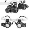Head-mounted Magnifier Glasses with LED Light