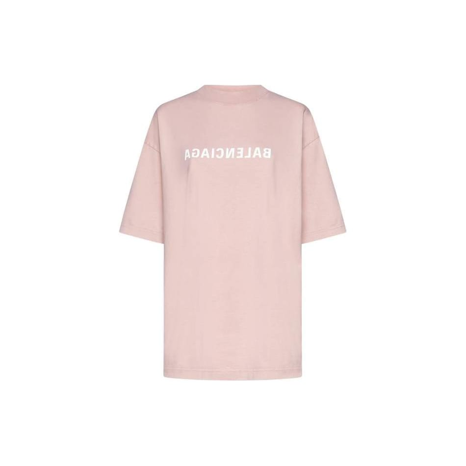 Balenciaga Logo Printed Oversized T Shirt