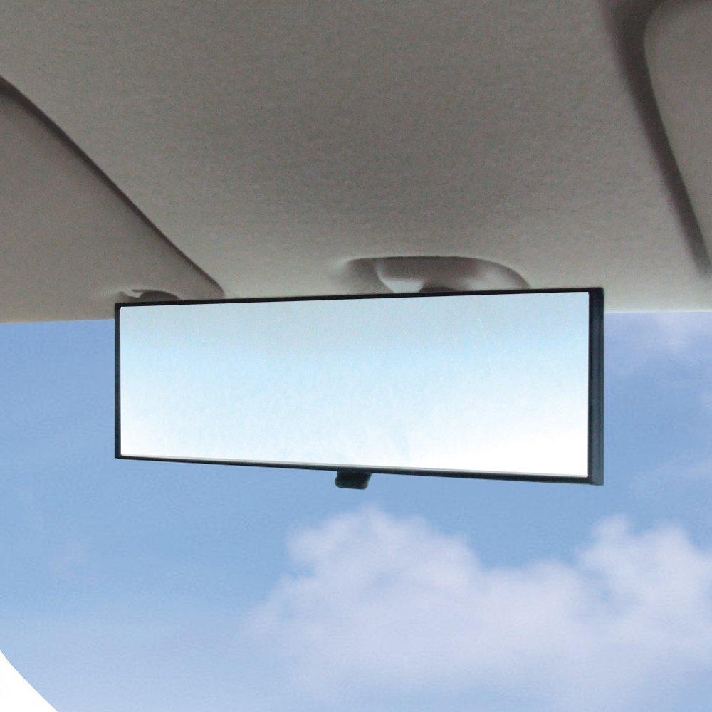 Tsuchiya Yac Car Interior Rearview Enhanced Reflectivity White Clear 230 X Mirror, Visibility, Ultra-High Glass, 70mm, DH-42
