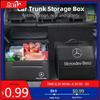 GLC GLB Caixa de Armazenamento de Viagem para Porta-malas de Carro Acessórios de Mala Dobrável Para Mercedes Benz AMG W204 W205 W203 W211 W212 W213 W201 W21