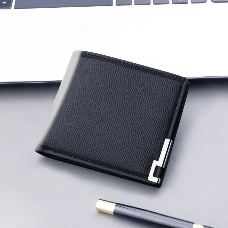 White Wallet Men's Short Small Wallet College Student Thin Youth Multi-card Mini Wallet Simple Student Lady