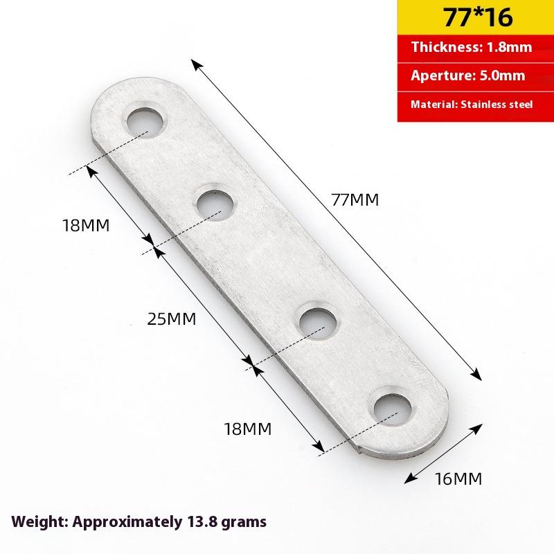 10/5/2Pcs Thickened Stainless Steel Corner Code Wooden Board Splicing Layer Plate Connector L-Shaped 90 Degree Right Angle Brack