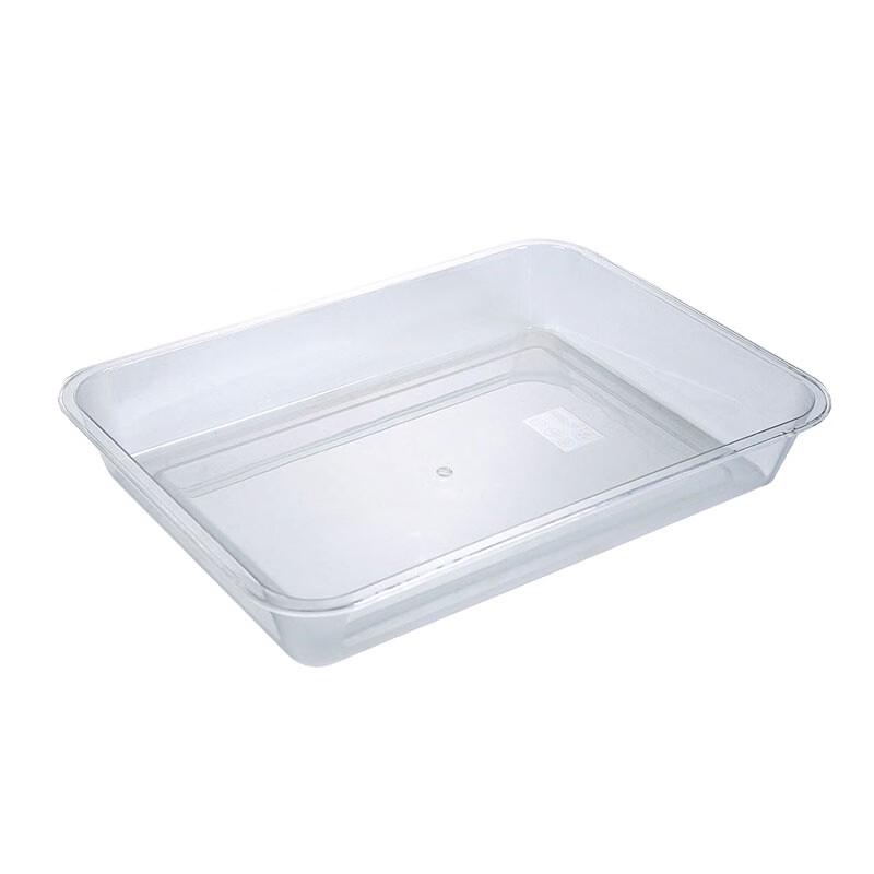 Clear Acrylic Plastic Serving Tray Set