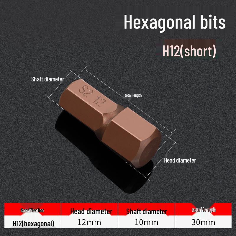 Hexagonal T30 Internal 6-Spline, 12-Point Star Key Socket M10 Tool, T40 Auto Repair.