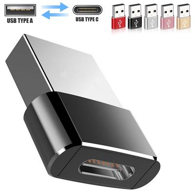 1/5pcs USB 2.0 To USB C Adapter Hi-Speed USB Type C Female To USB Male Fast Charging Data Sync OTG For Laptops Adapter Converter