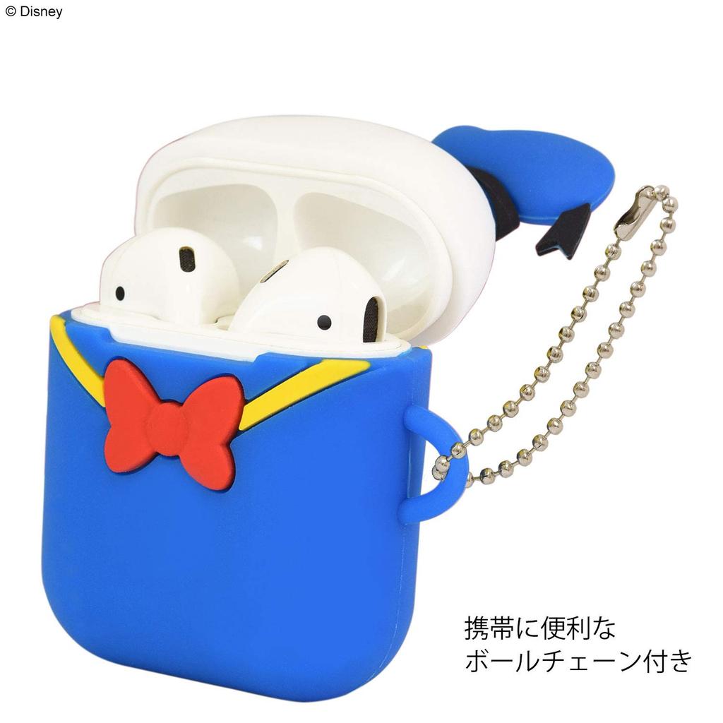 Gourmandise Disney Character/AirPods Silicone Case Donald Duck DN-614B Blue
