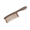 Green Sandalwood Carved Long-Handled Massage Comb for Women