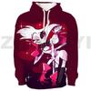 Harajuku Hazbin Streetwear 3D Print Hotel Men Clothing Hip-Hop High Street Sweatshirts Female Anime Hoodie Cosplay Costume Hoody