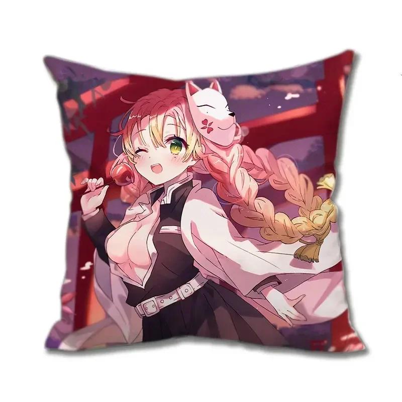 

Красивая девушка персонаж наволочка 45x45см аниме фанаты аниме демон рассекающий наволочка наволочка Канродзи Мицури аниме 40x40cm