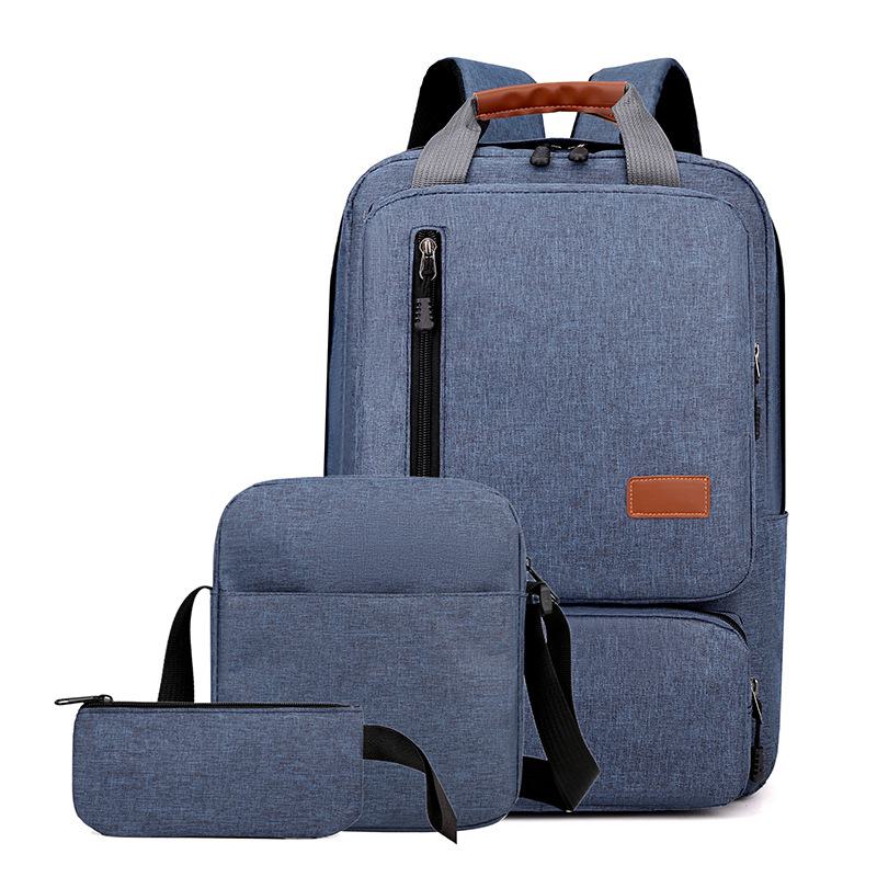 Herren Business Rucksack Set: Stilvoll, geräumig und langlebig für Studenten und Berufstätige.