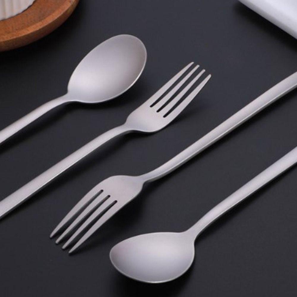 Long Handle Outdoor Camping Fork Environmental Light Titanium Cookware EDC Tool Outdoor Tool