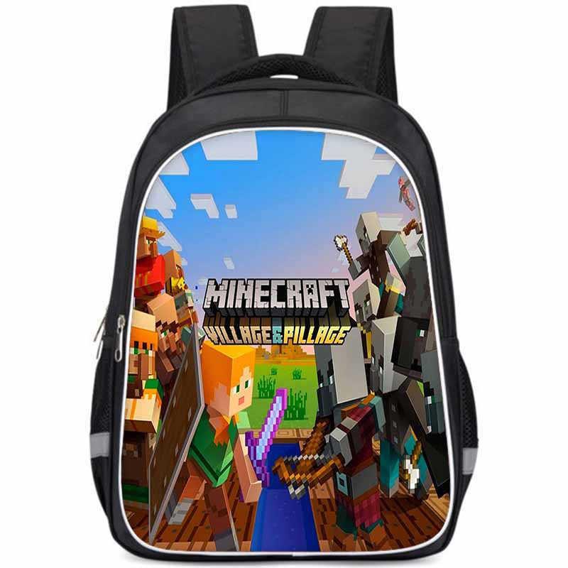 Spacious And Lightweight Oxford Fabric School Backpack For Kids And Teens