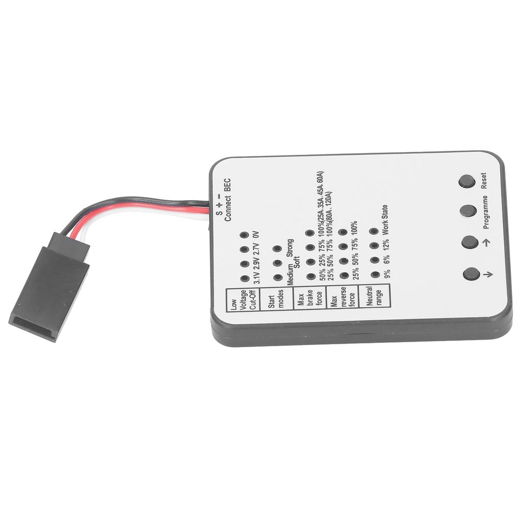 Programming Card RC Car Programming Card LED Program Card ESC Programming Card For ZD Racing