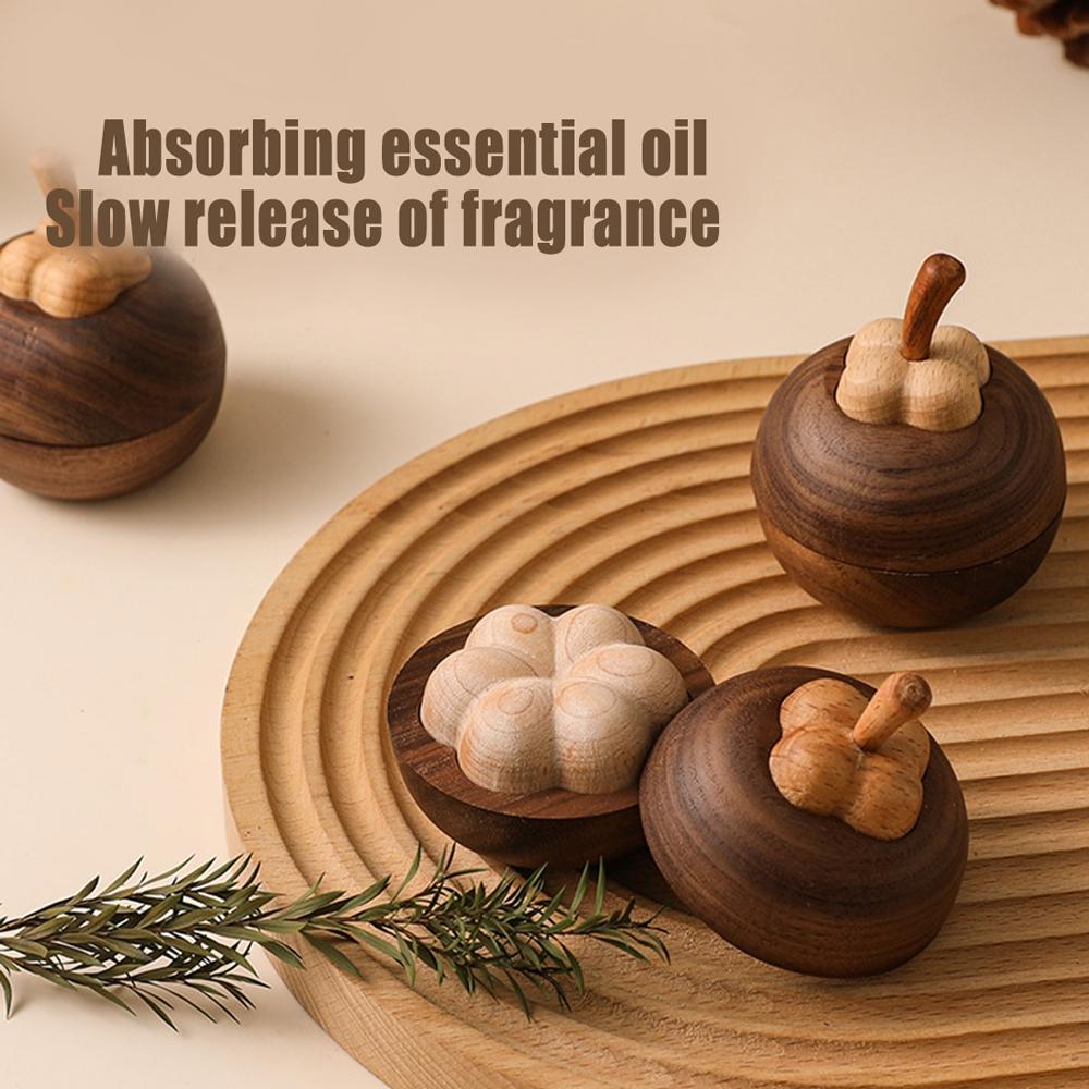 Portable Essential Oil Diffuser Wooden Aromatherapy Inhaler New Expanded Fragrant Wood