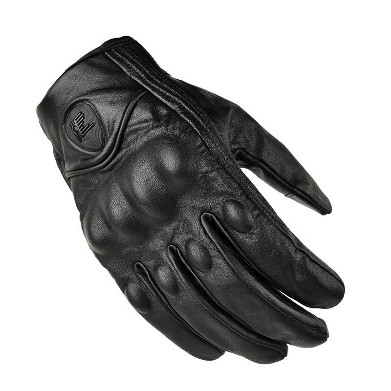 Motorcycle gloves leather men's and women's cycling locomotive tactical thermal sheepskin touch screen off-road protective case