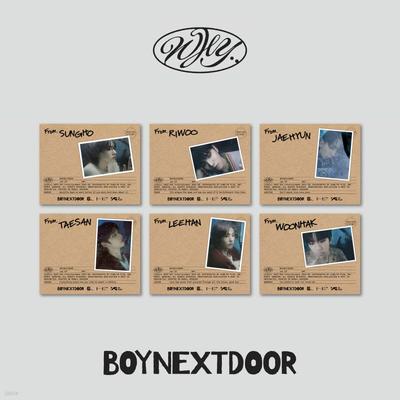 BOYNEXTDOOR - 1. EP ‘WHY..’ [LETTER-Version] [1 von 6 zufällig versendet]