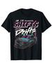 Men'S JDM Racing Drift Car Graphic T-Shirt - Neon Japanese Street Art Design Wit