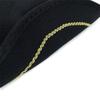 Victorian Pirate Hat With Gold Stitched Soft Lining Tricorn Hat For Costume Parties Vintage Adult Costume Accessory