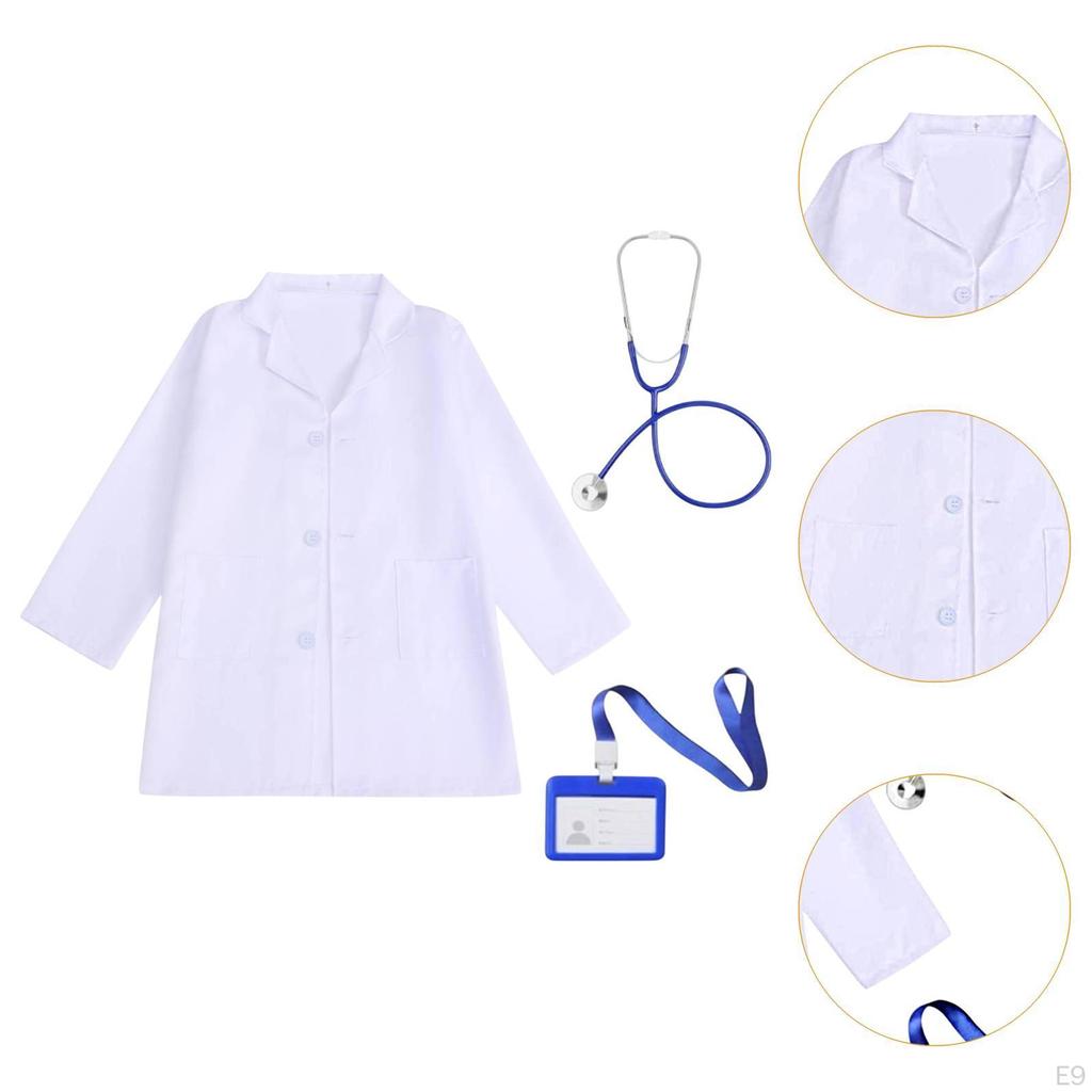 Kind Rollenspiel Arztkostüm Pädagogisches Interaktives Spielzeug Fantasie Verkleiden Kinder Krankenschwester