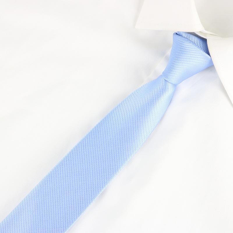 Tie Men'S Formal Business 5Cm Wedding Work Vocational Student Tie, Fixed