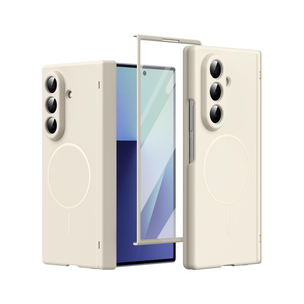 Drop Hinge Protection Military Grade Magnetic Case for Samsung Z Fold 8 Ultra Cases Z Fold 7 6 5 4 Built-in Glass Screen Protect