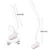 with Clip LED Reading Light USB Rechargeable Book Lights Night Bed Lamp  For Night Lighting
