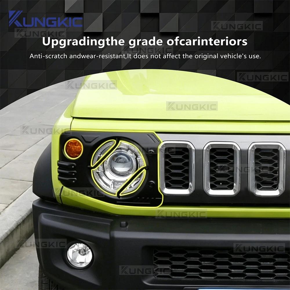 ABS Headlight Frame Trim for Suzuki Jimny 2019-2026 3/5 Door Exterior Accessories