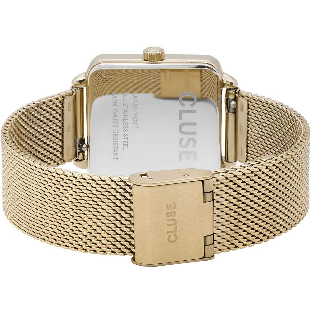 Authorized Dealer Cluse Watch CW0101207013 La Tetragon Mesh Gold Forest Green Gold [CLUSE] Women's