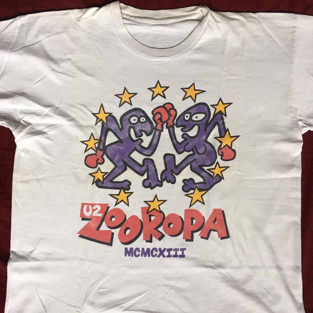 1993 U2 Zooropa Tour Band Cotton Gift For Fan Unisex T-shirt Unisex T-Shirt M