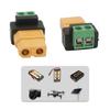 Professional Lightweight 10A Green XT60 Female to 2P Connector for Solar Chargers Remote Controlled Toy Model