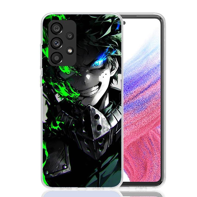 Midoriya Izuku Deku MHA My Hero Phone Case For Samsung Galaxy A52 A42 A32 A22 A12 A02S A72 A51 A41 A31 A21S A50S A71 A40 A30S A1