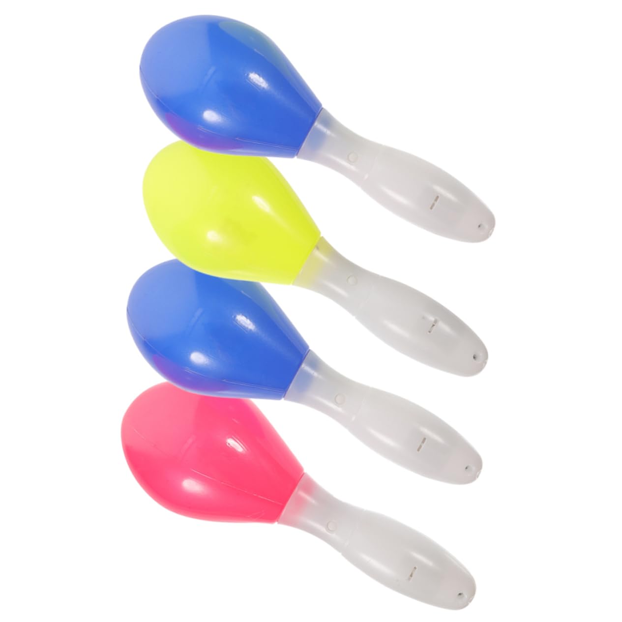 

INOOMP 4 штуки Светящиеся маракасы, Мигающие, Музыкальные, Случайные цвета