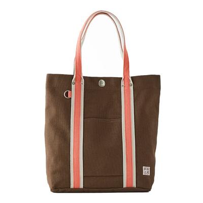 Hanpu Koubou Tote Bag Bag for Women and A4 Large Canvas LINE 3J45 Beige [Tote Men, Size, Capacity, Tote, Tote, Canvas] (Brown)