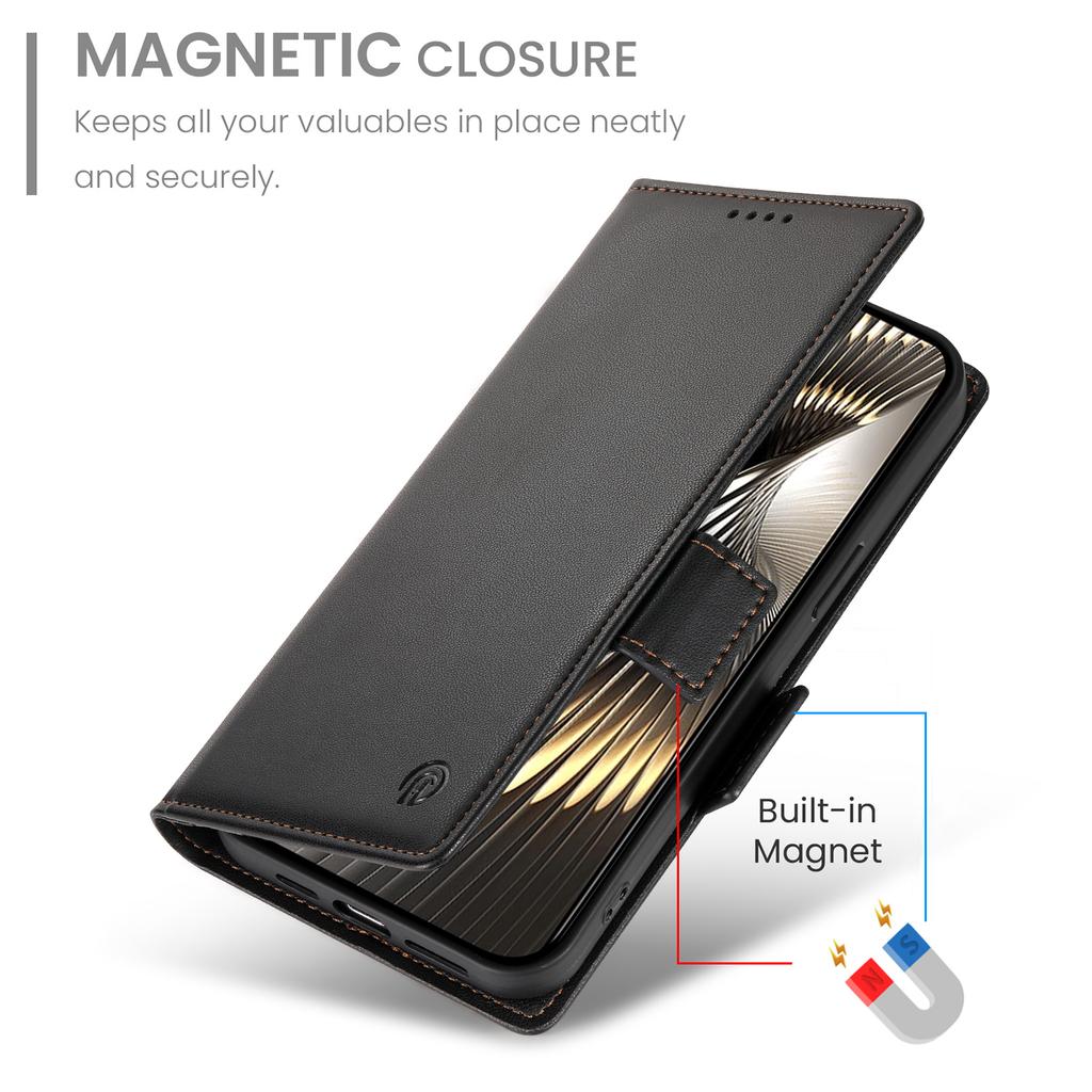 For Xiaomi Poco X7 Pro 5G/Redmi Turbo 4 5G Stand Case PU Leather Wallet Phone Cover
