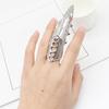 Halloween Ring Vintage Exaggerated Alloy Gothic Punk Horrible Finger Rings for Parties