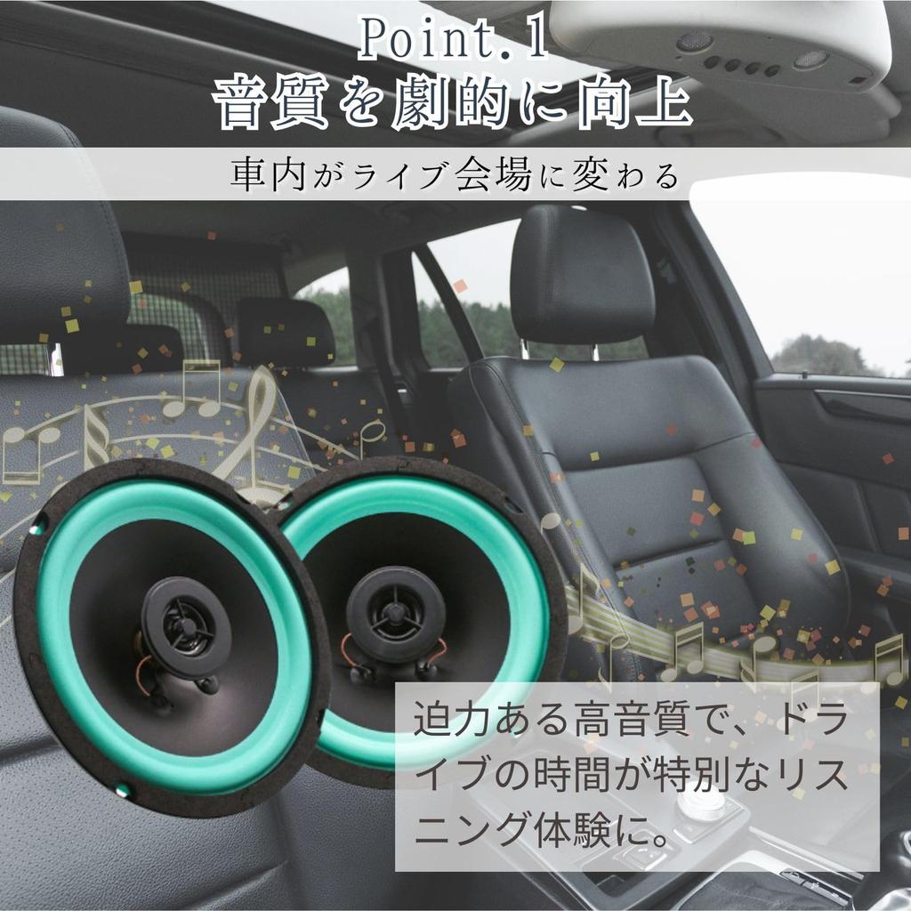 All Trust Car Speaker Car Audio Subwoofer Car Sound 50W 100W Set of 2 (5")