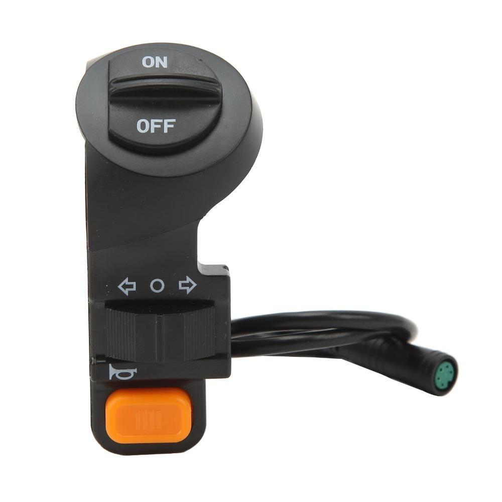 

3 in 1 Handlebar Control Switch ABS Bike Turn Light Switch Light Horn Turn Switch Electric Scooter Three-in-one switch